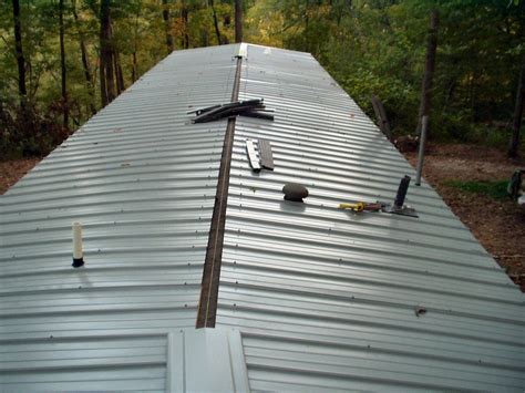 trailer house with metal roof|manufactured home metal roof replacement.